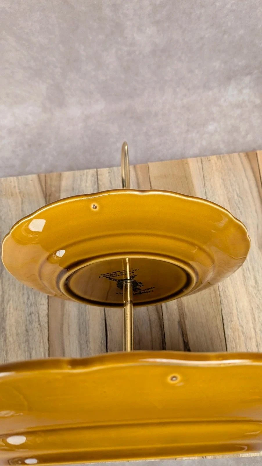 2-Tier Server Lunéville Louis Xv Honey – photo 8